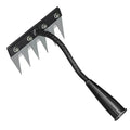 Garden Weed Remover Tools 5/6/7/8 Teeth Carbon Steel Gardening Manual Tools Weeding Rake for Vegetable Backyard Planting Weeder